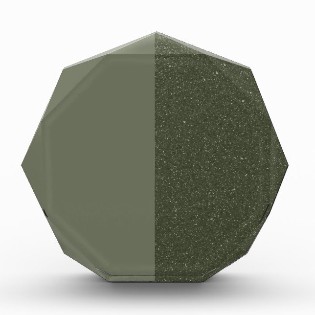 Bloc photo Split Moss Green Octagon (Devant)