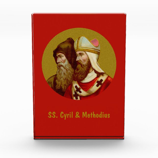 Bloc Photo SS. Cyril & Methodius (M 001) Vertical (Devant)