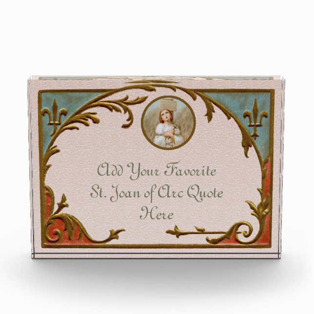 Bloc Photo St. Jeanne d'Arc brûlé à l'emprise (BF 01) (Devant)