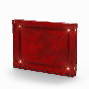 Bloc Photo Starburts de velours rouge