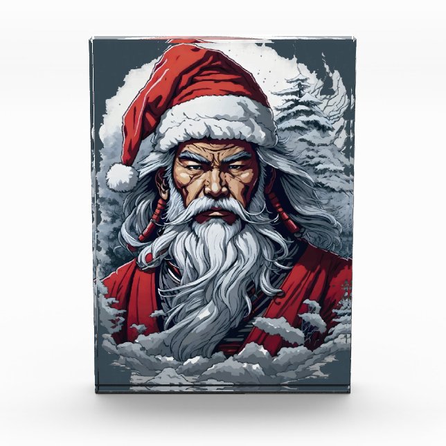 Bloc Photo Striking Samurai Santa Claus (Devant)