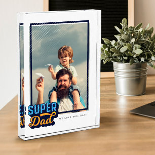 Bloc Photo Super Papa Comic Livre Cadeau Photo Pour Papa Keep