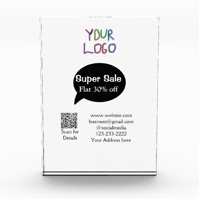 Bloc Photo super-vente escompte d'entreprise numérisation cod (Devant)