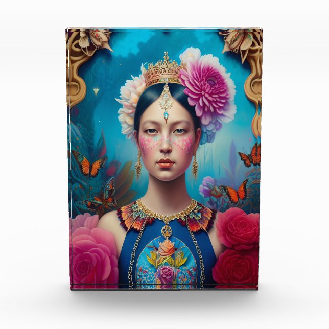 Bloc Photo Superbe portrait princesse (Devant)