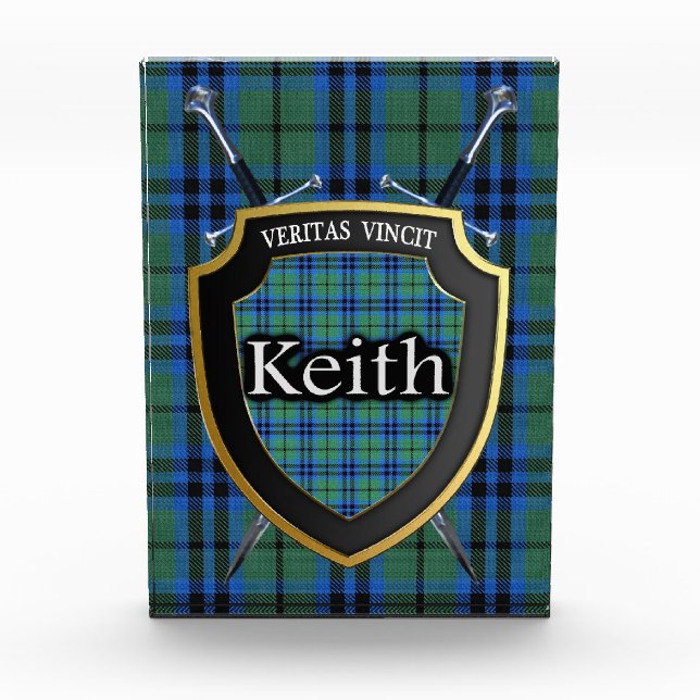 Bloc Photo Tartan du clan écossais Keith (Devant)