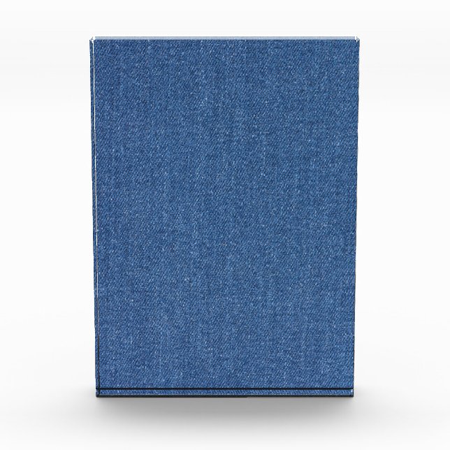 Bloc Photo Textile fabric bleu fashion jean denim (Devant)