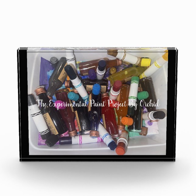 Bloc Photo The Experimental Paint Photo Enlargement (Devant)