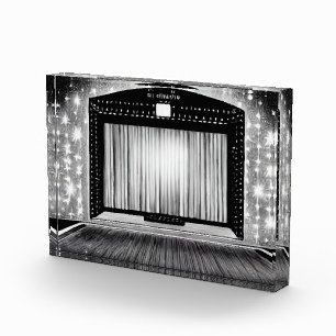 Bloc Photo Théâtre de cinéma vintage