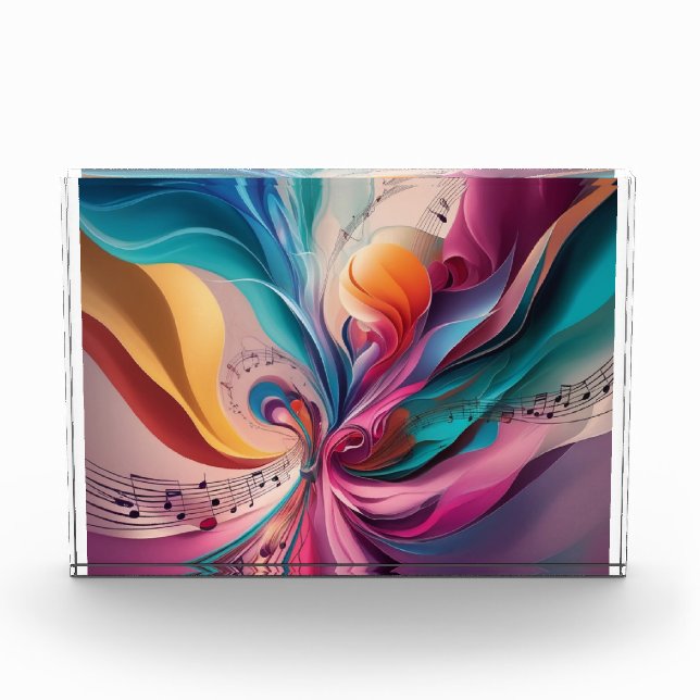 Bloc Photo Titre : ✨ Plongez dans le monde de la Lyrique Abst (Devant)