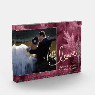 Bloc Photo Tomber amoureux de l'automne Mulberry Gold Maria