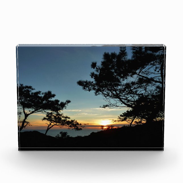 Bloc Photo Torrey Pine Sunset III California Landscape (Devant)