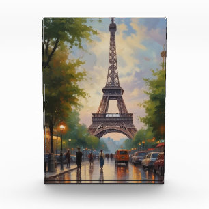 Bloc Photo Tour Eiffel Paris Travel Vintage Retro Art