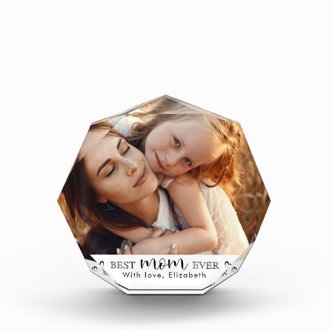 Bloc Photo Trendy Modern Personalized  Mother’s Day Gift (Devant)