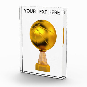 Bloc Photo Trophée d'or de basket-ball