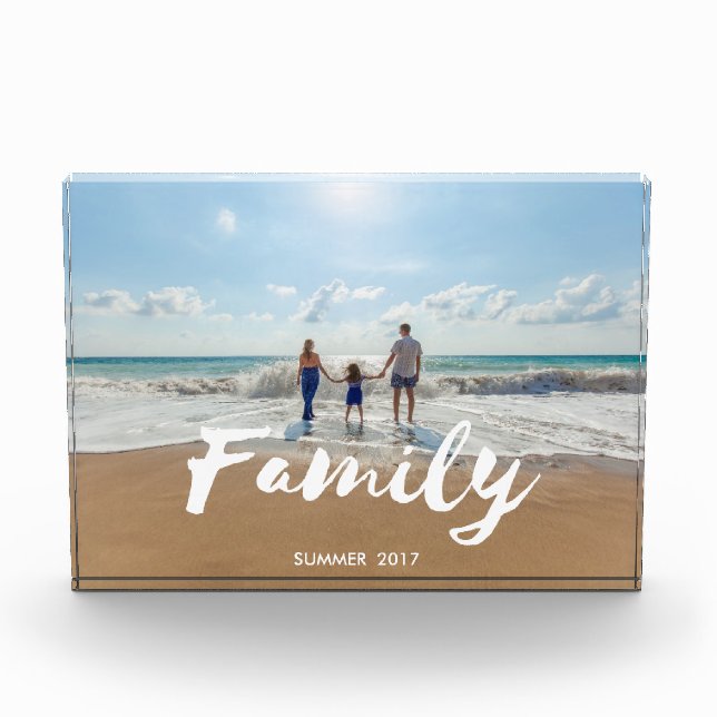 Bloc Photo Typographie de la brosse familiale (Devant)