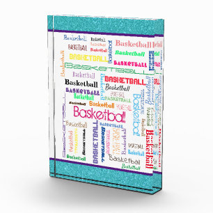 Bloc Photo Typographie du basket-ball