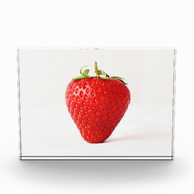 Bloc Photo Une fraise rouge pbcnm (Devant)