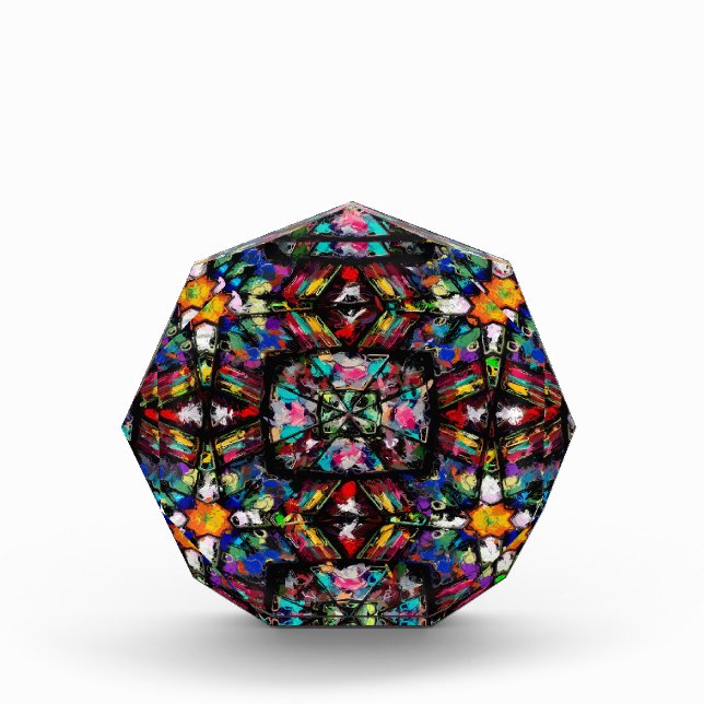 Bloc Photo Verre verni équatorien (Devant)