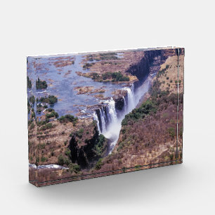 Bloc Photo Victoria Falls vue aérienne - Zimbabwe, Afrique