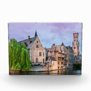 Bloc Photo Vieille ville de Bruges et tour du Beffroi