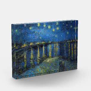 Bloc Photo Vincent van Gogh - Nuit étoilée sur le Rhône