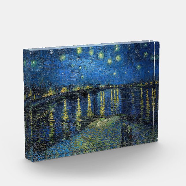 Bloc Photo Vincent van Gogh - Nuit étoilée sur le Rhône (Gauche)