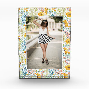 Bloc Photo VOTRE PHOTO en Fleur Illustration