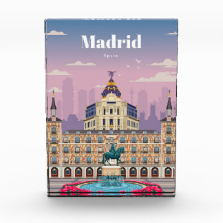 Bloc Photo Voyage Art Voyage à Madrid Espagne