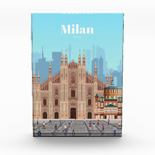 Bloc Photo Voyage Art Voyage à Milan Italie