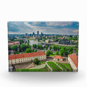 Bloc Photo Vue aérienne de Vilnius, Lituanie