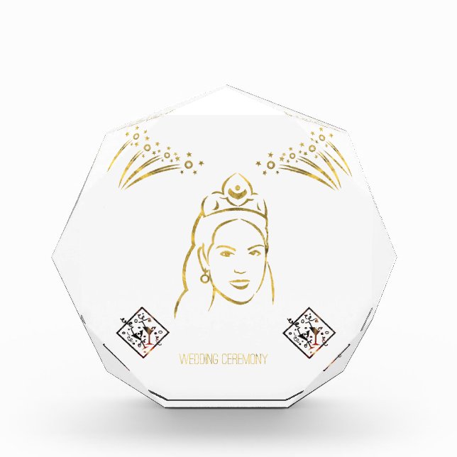 Bloc Photo wedding ceremony style (Devant)