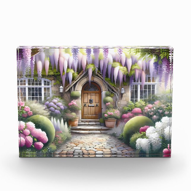Bloc Photo Whimsical Cottage Garden Pathway (Devant)