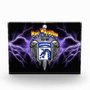 Bloc Photo XVIII Airborne Corps Sky Dragons Custom