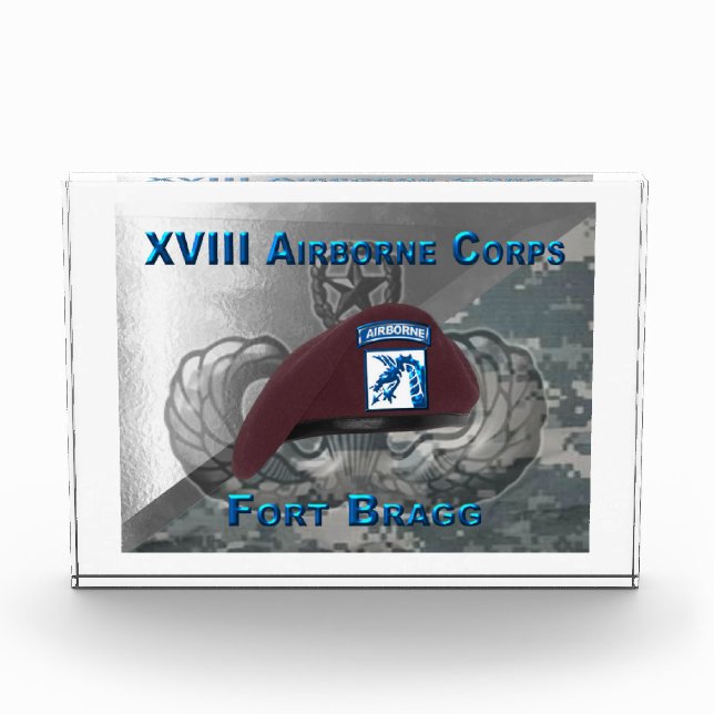 Bloc Photo XVIII Airborne Dragons (Devant)