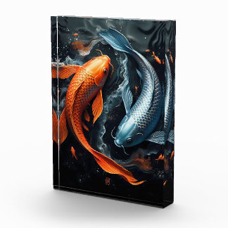 Bloc Photo Yin & Yang : La danse de Koi