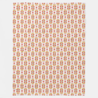 Blocage floral polaire couverture - Style rétro