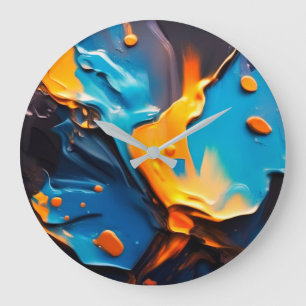 blockchain bitcoin porte-monnaie murale Horloge