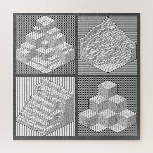 Blocks Maze Puzzle (Vertical)