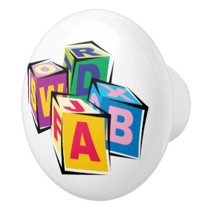 Blocs bébé en céramique Boutons de tiroir