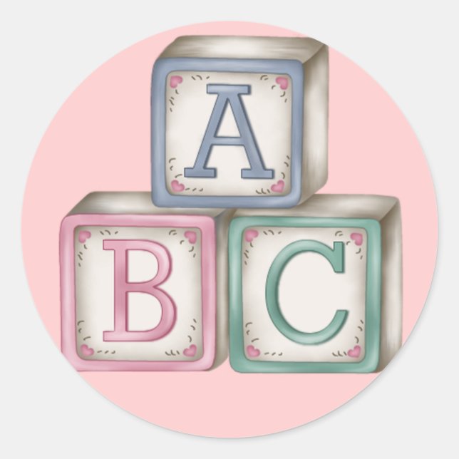 Blocs bébé Stickers (Devant)