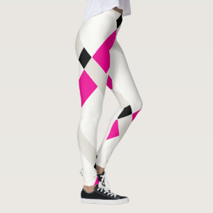 Blocs de couleur Geo minimaliste Leggings d'art mo