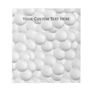 Blocs de golf bloc-notes personnalisé