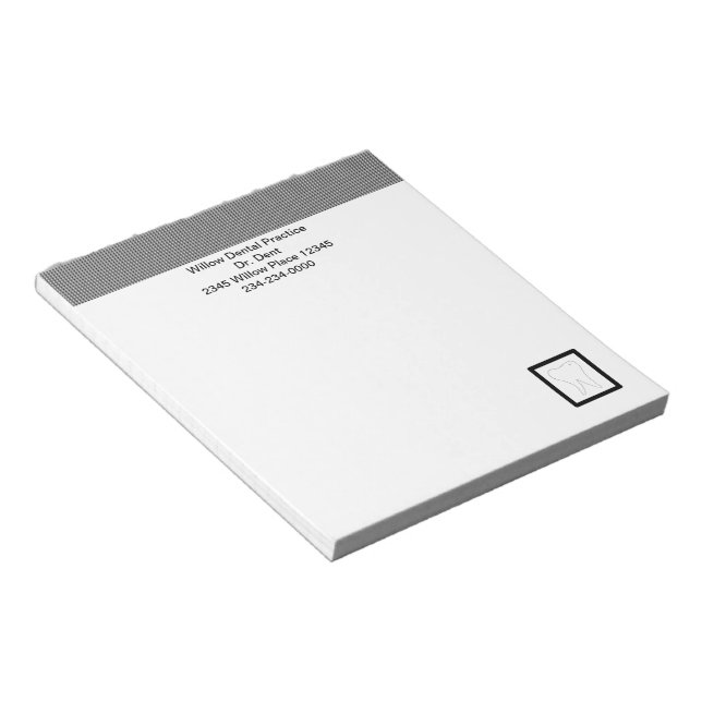 Blocs-notes de bureau de dentistes - Dentistes (Incliné)