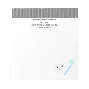 Blocs-notes de cabinet dentaire pour dentistes