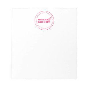 Blocs-notes de Noël Rose