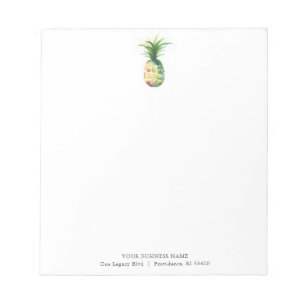 Blocs-notes personnalisés Aquarelle Ananas