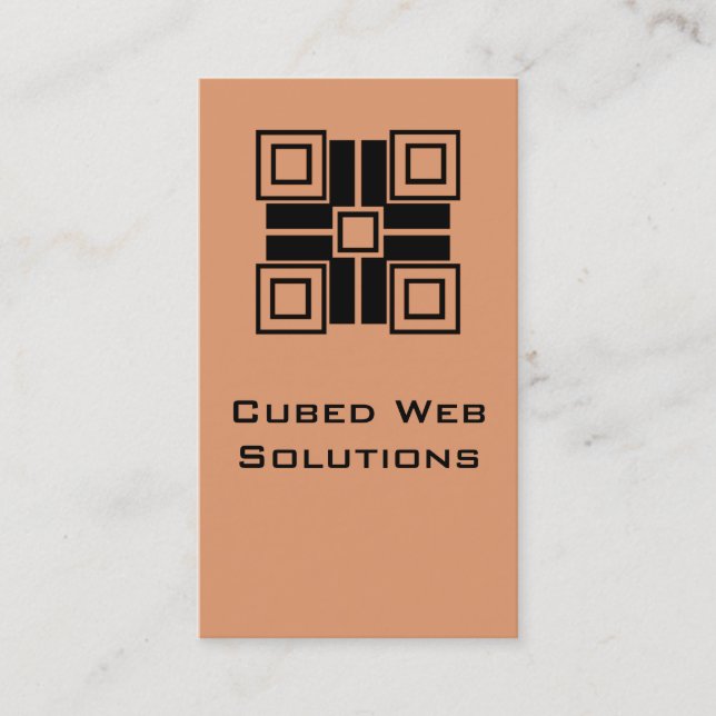 Blocs ultramodernes Carte de visite vertical, Cora (Devant)