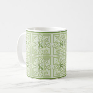 Blocs verts entrelacés Coffee Mug