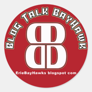 Blog Talk Bay Hawk Stickers rouge