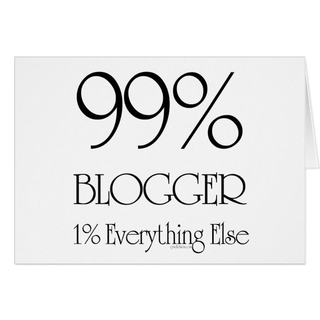 Blogger de 99% (Devant horizontal)
